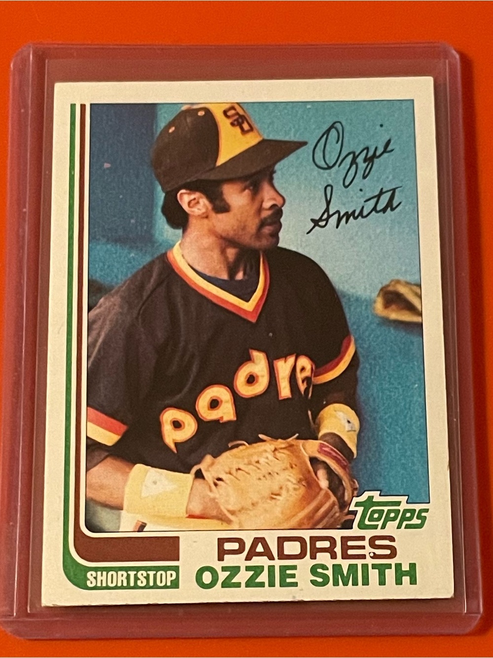 Ozzie Smith #95 1982 Topps Baseball Trading Card